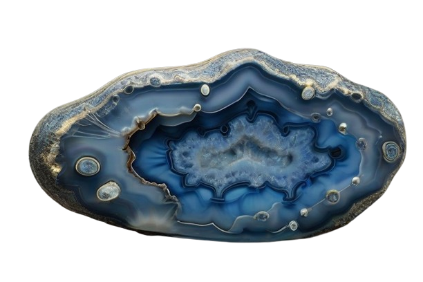 Blue Enhydro Agate - crystinfo.com