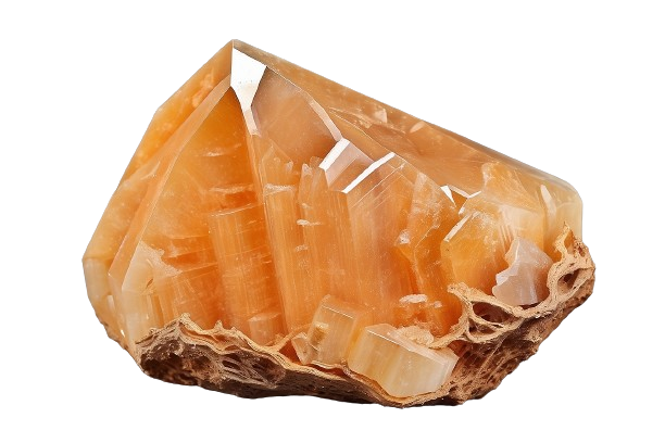 Brown Orange Calcite - crystinfo.com