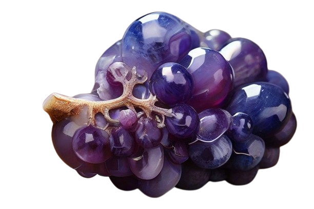 Blue Grape Agate - crystinfo.com