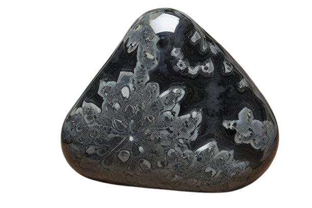 Gray Snowflake Obsidian - crystinfo.com