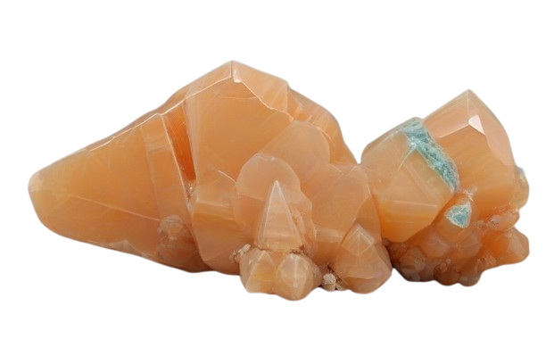 Orange Calcite with Apatite - crystinfo.com