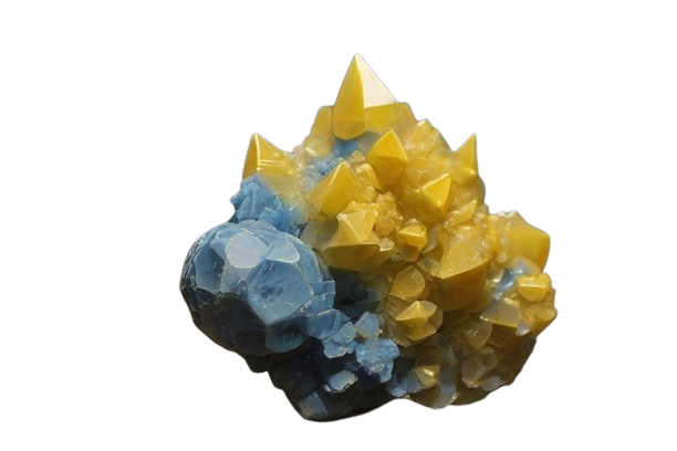 Wollastonite Blue Calcite - crystinfo.com