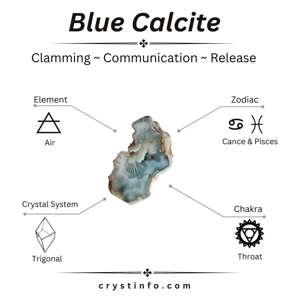 Blue Calcite - crystinfo.com