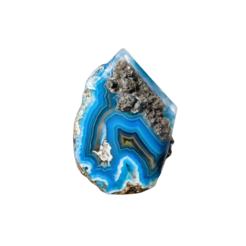 Blue Agate - crystinfo.com