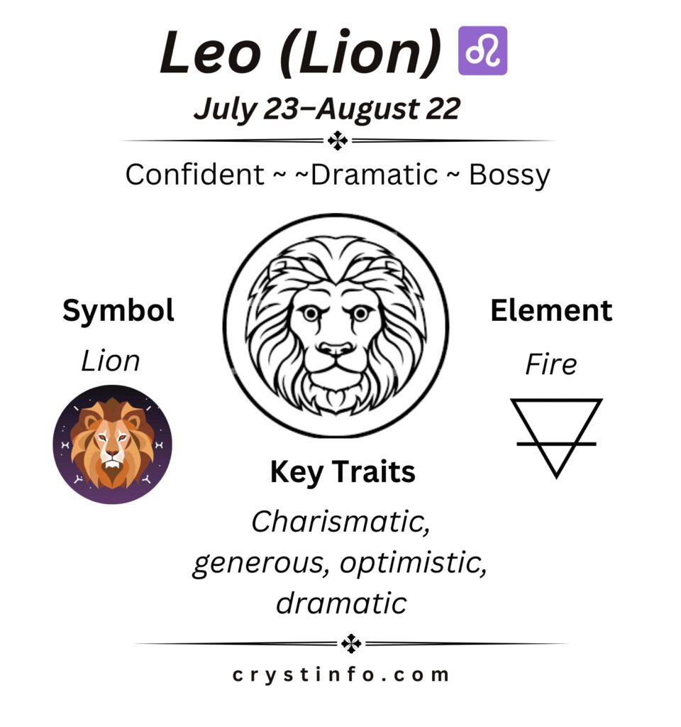 Leo (Lion) crystinfo.com