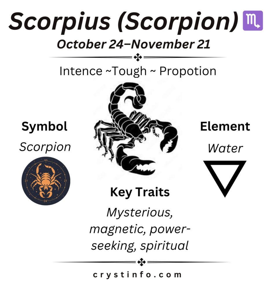Scorpius (Scorpion) crystinfo.com