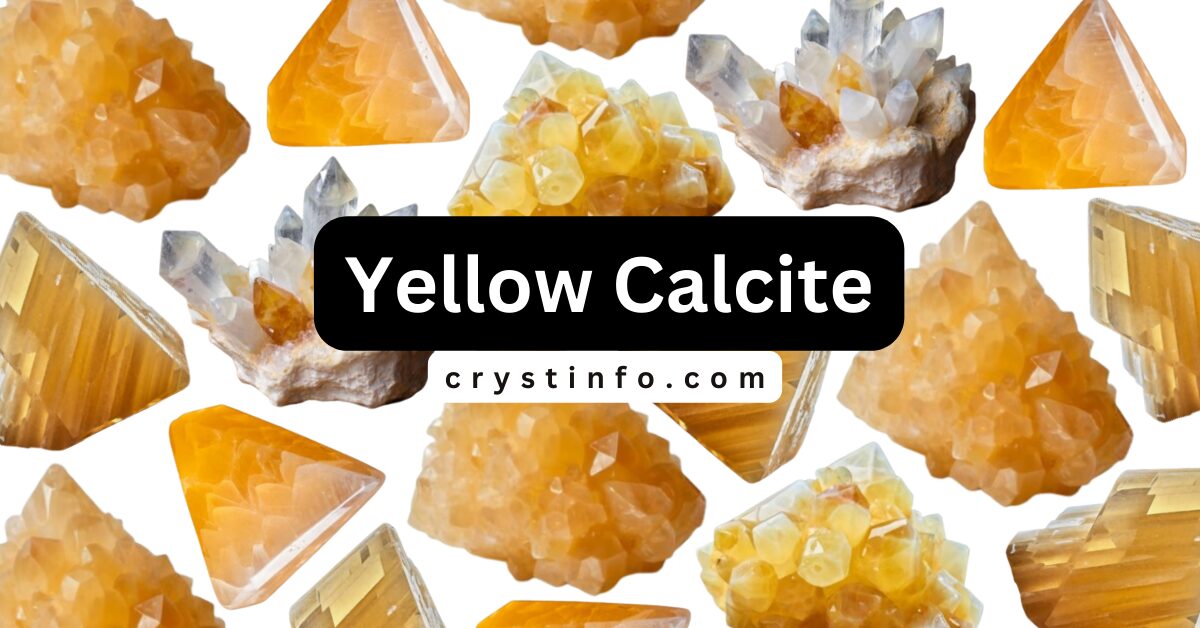 Yellow Calcite crystinfoz.com