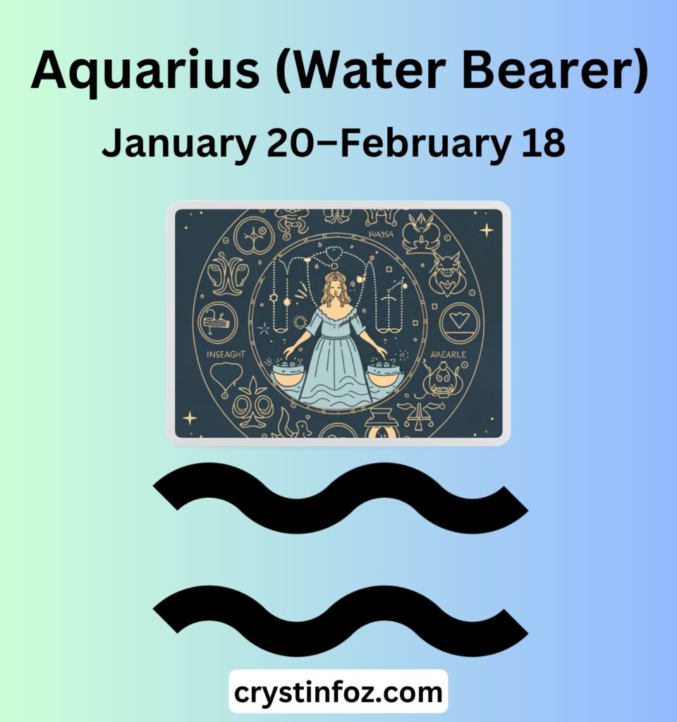 Aquarius (Water Bearer) crystinfoz.com
